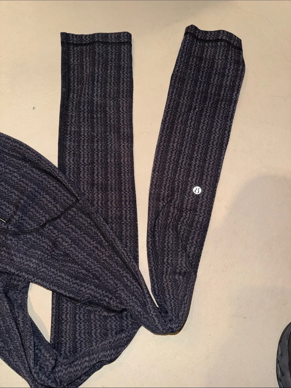 lululemon athletica Navy Heathered Leggings